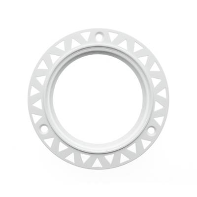 Marco circular empotrado enlucido serie MIX, blanco Marco circular empotrado enlucido serie MIX, blanco
