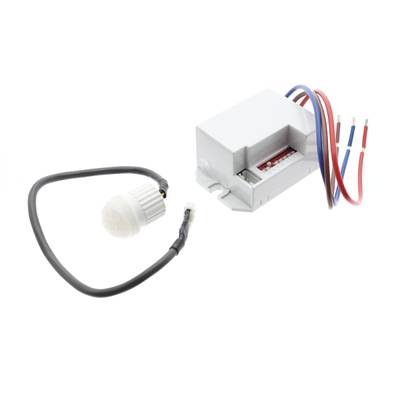 Detector de movimiento con sensor PIR y sensor crepuscular, para montaje empotrado, IP20