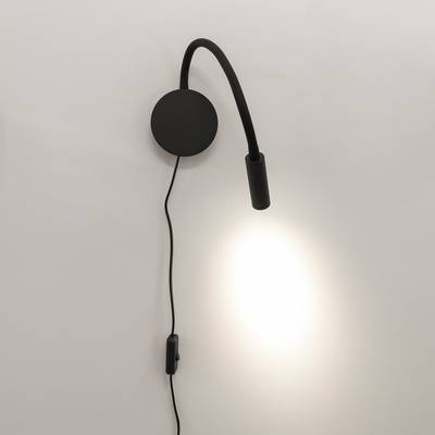 LED NIGHT LOOP, 3000K, 3W, CRI90, IP20, negro mate