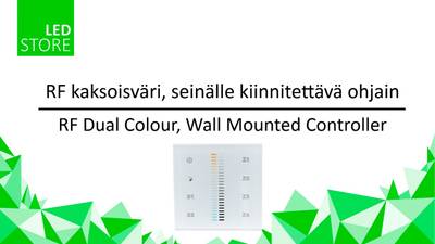 VaLO controlador de pared inalámbrico CCT LED para 4 grupos, 230V