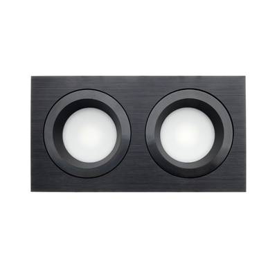 Downlight LED SQ223B, temperatura de color ajustable, regulable, 18W, CRI98, IP54, negro mate