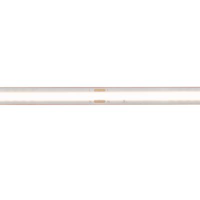 Primer plano de una lámpara fluorescente que resalta las conexiones eléctricas visibles, ideal para soluciones de iluminación LED de bajo consumo.