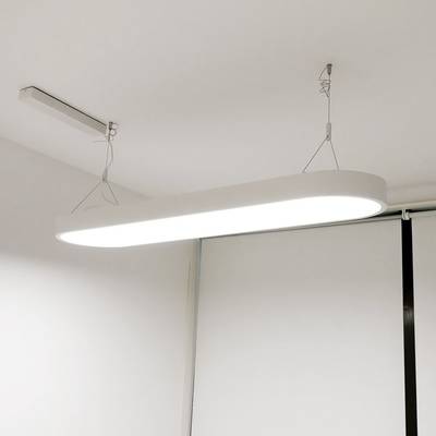 Lámpara colgante LED de oficina - UFO, 4000K, blanco mate 48W