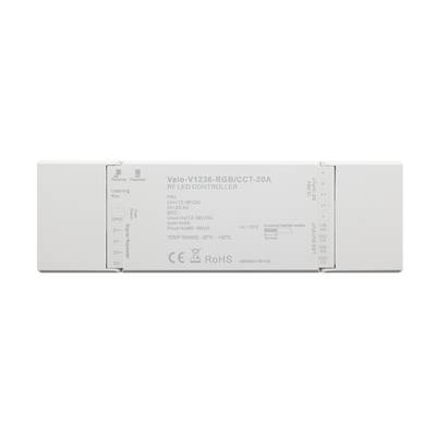 Receptor LED 12V-36V - VaLO, para tiras y paneles led PUSHDIM + CCT/RGB, 20A