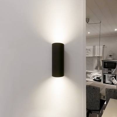 LÁMPARA DE PARED LED VIISTO 2, 3000K, 2x11W, CRI94, IP55, negro mate