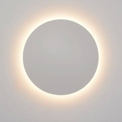 LÁMPARA DE PARED LED ECLIPSE 30 cm, temperatura de color regulable, regulable, 15W, CRI85, IP21, blanco mate