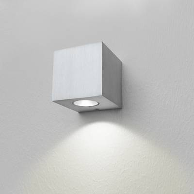 LÁMPARA DE PARED LED XL CUBIC, temperatura de color regulable, 3W, CRI91, IP21, aluminio cepillado