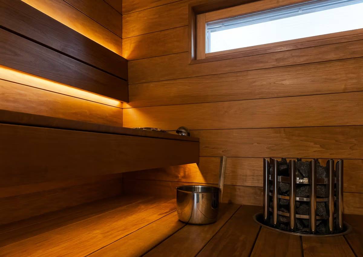 Luces led en sauna
