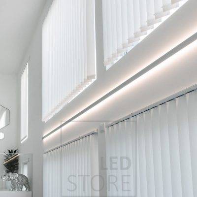 Indirecta 2 led pared perfil cinta