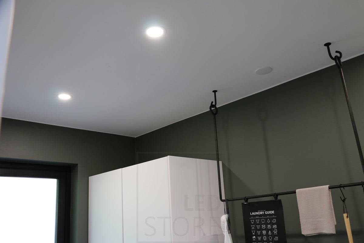 Feria de la Vivienda 2019: Techos de led en el techo del lavadero. Ledstore.fi