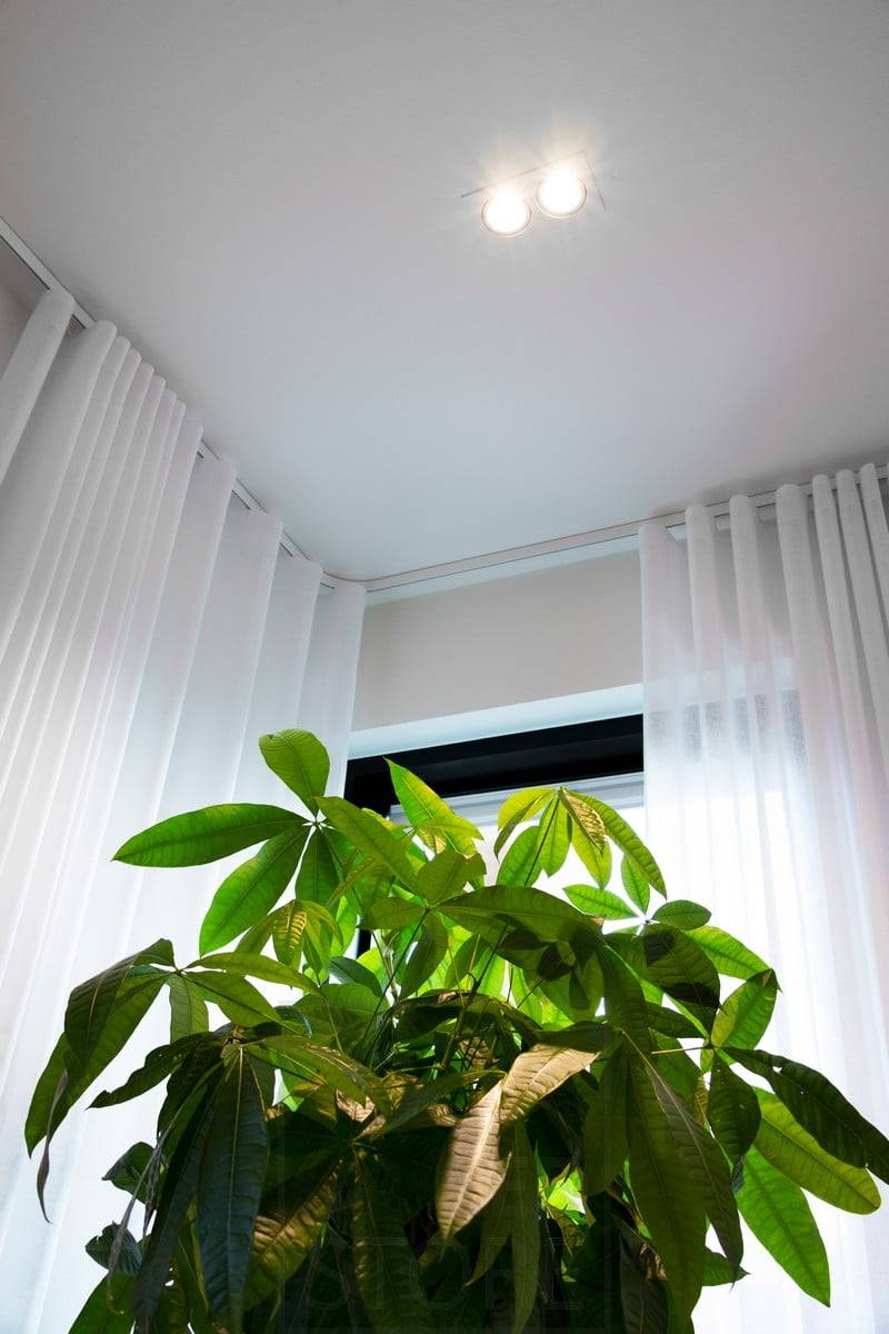 Feria de la Vivienda 2020: maceta doble en el techo del dormitorio. Ledstore.fi