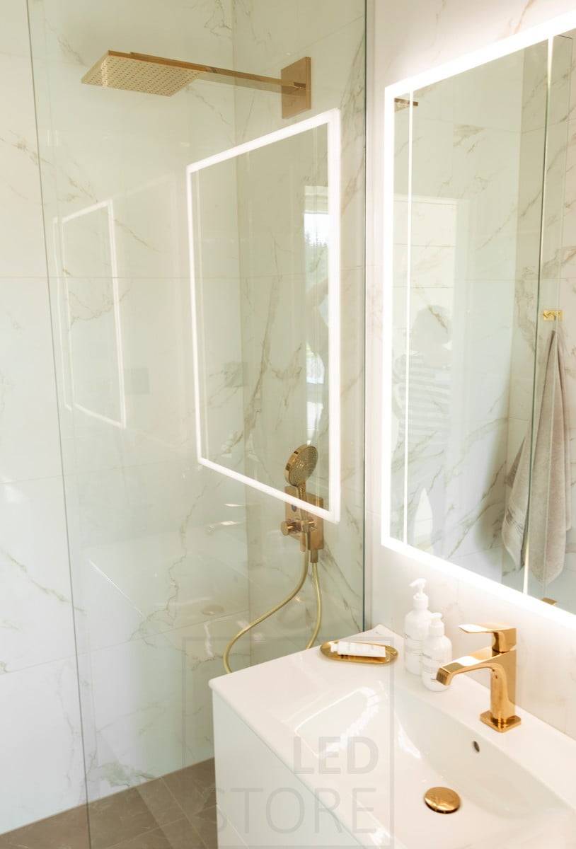 Feria de la Vivienda 2020: Espejo con luz led en el baño. Ledstore.fi