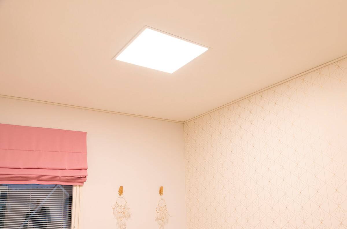 Logotipo de LED Store sobre fondo verde: un cuadrado blanco con las palabras "LED STORE" destacadas en texto blanco.
