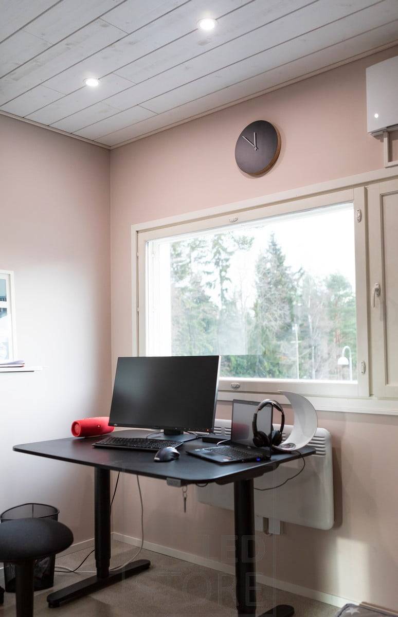 Iluminación de puestos de trabajo con focos led. Ledstore.fi