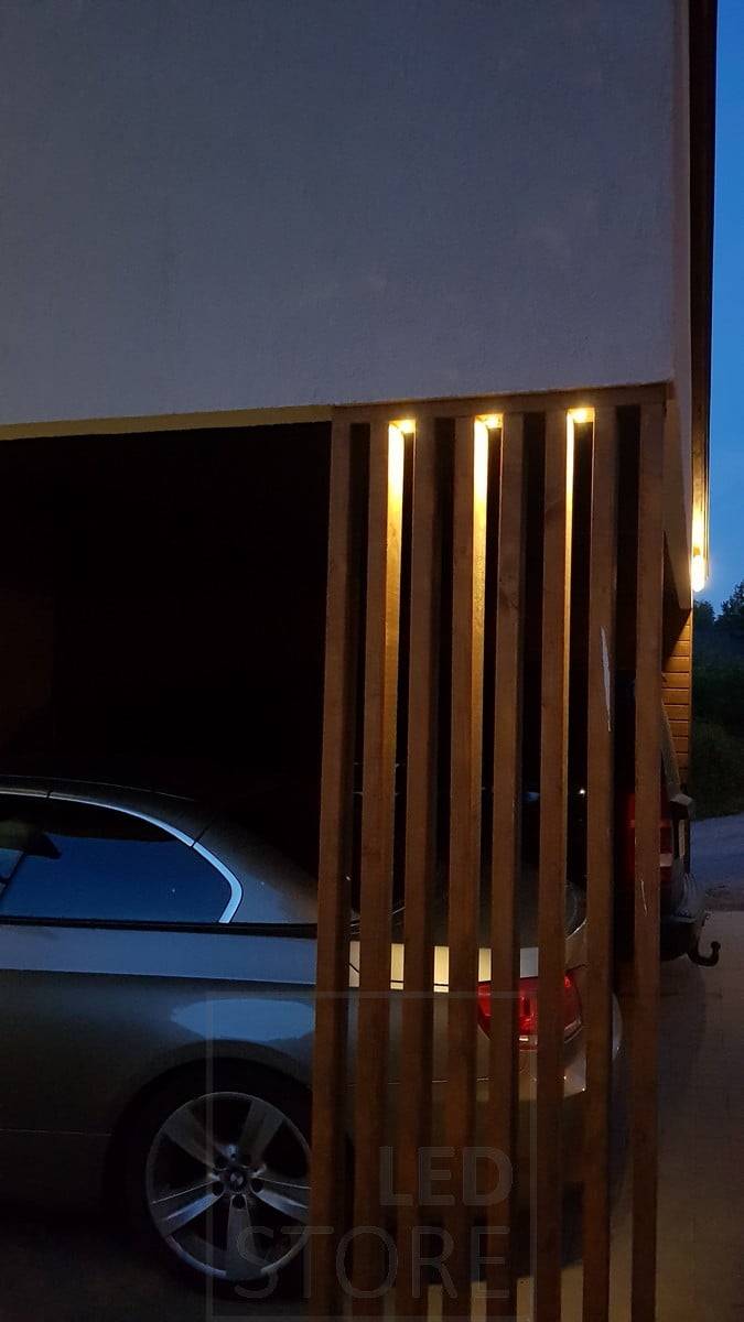 Focos de leds para iluminar y resaltar los bordes. Aptos para zonas húmedas y exteriores gracias a la protección contra la humedad IP67. Ledstore.fi