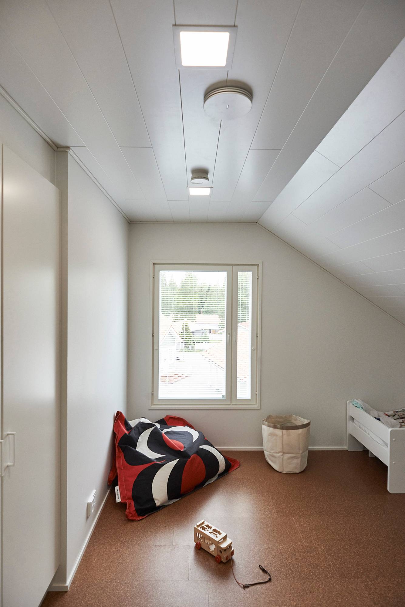 Lámparas de panel led para una iluminación uniforme en el dormitorio. Ledstore.fi