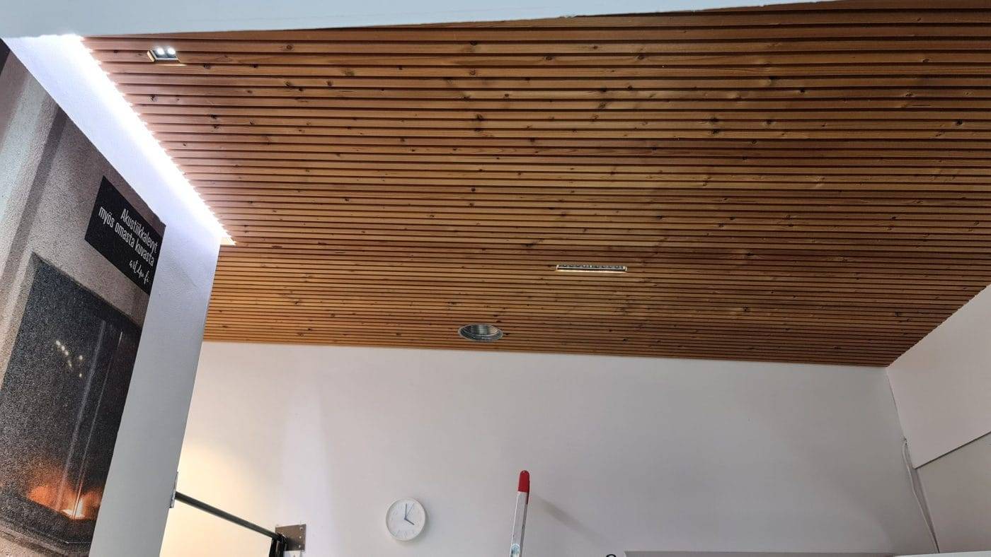 Cuando las luces están encendidas, una gran característica de la LINJA 2 y la LINJA 10 es que los puntos de luz no son visibles cuando se miran de lado.