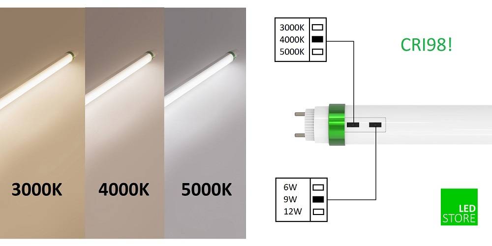 El tubo led 3en1 es el rey de los tubos led
