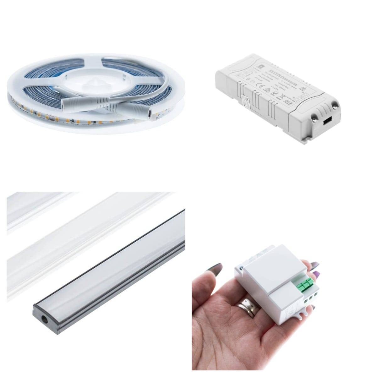 Componentes necesarios para la iluminación nocturna