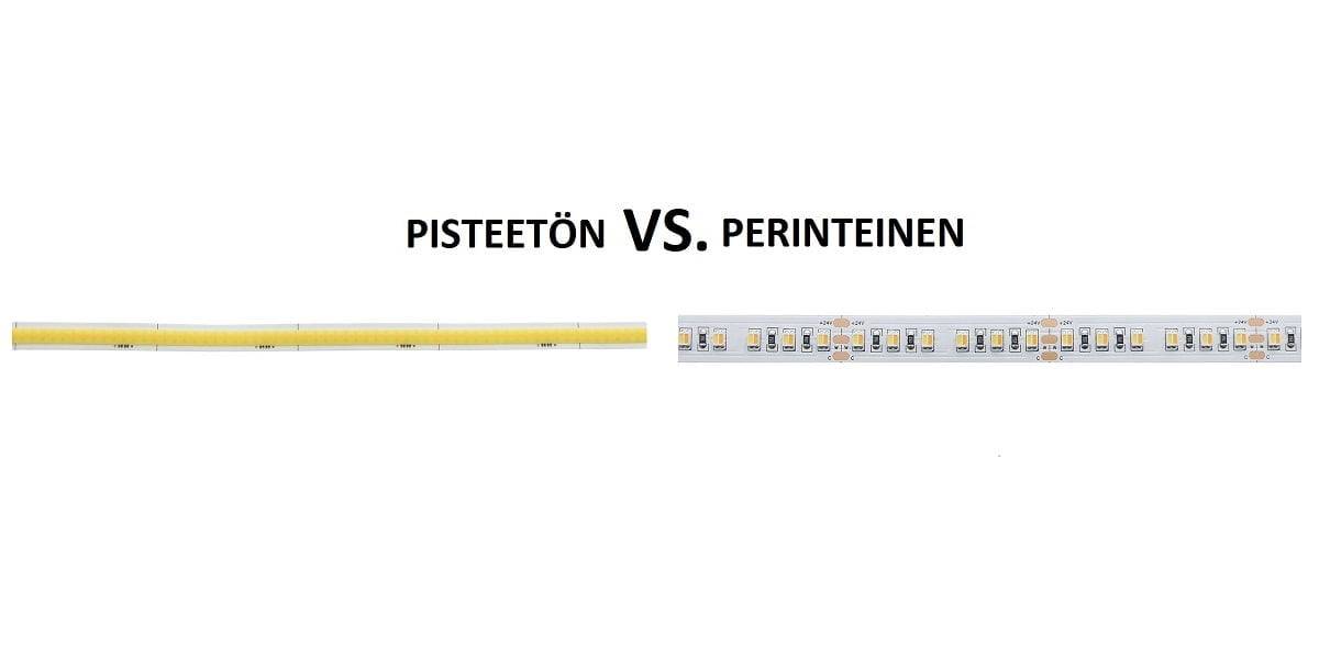 Cinta led COB vs SMD