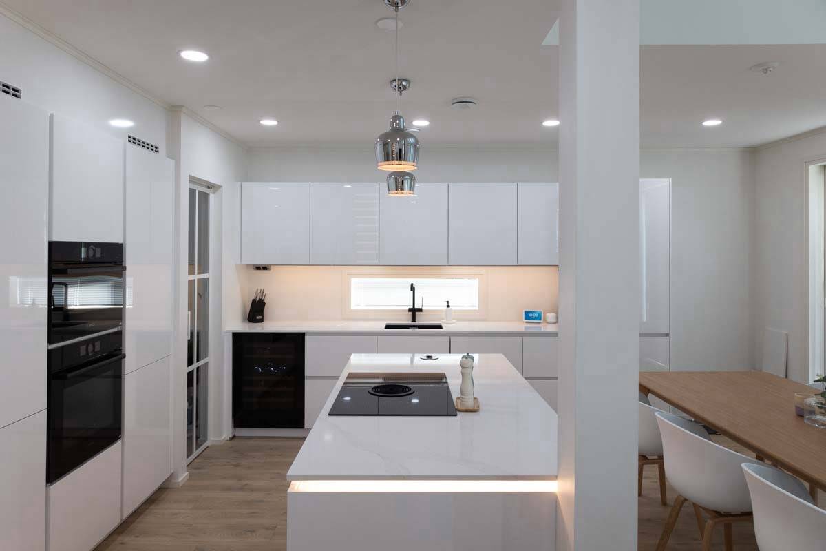 Luces led en la cocina