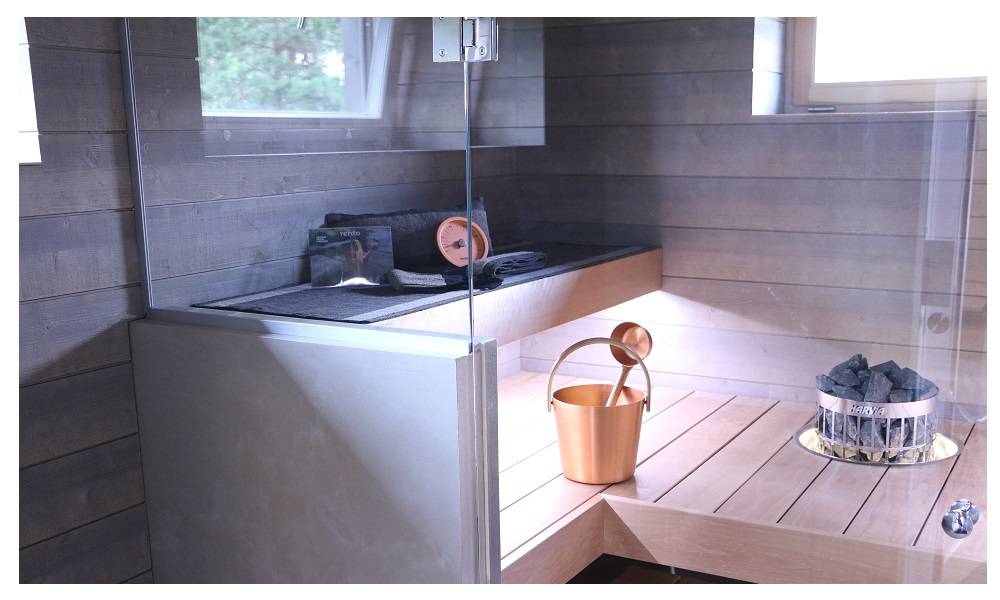 Iluminación de la sauna - Luz natural para tu sauna
