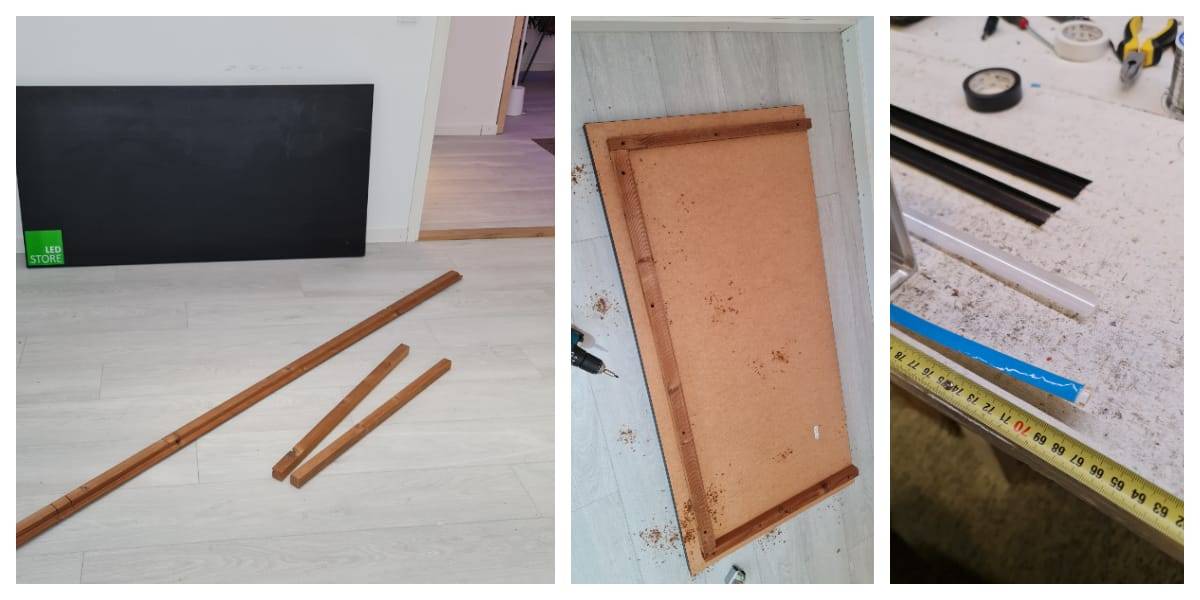Proyecto de iluminación de escritorio - Nueva vida para un viejo tablero de mesa