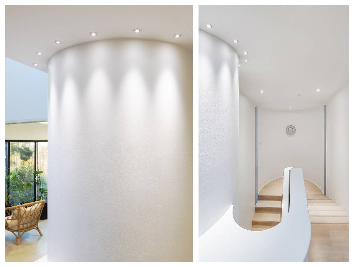 Iluminación LED decorativa con pequeños puntos de acento