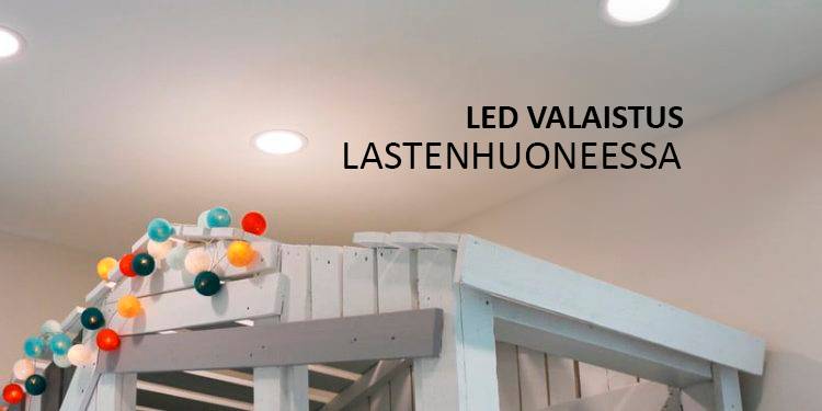 Iluminación led en habitación infantil