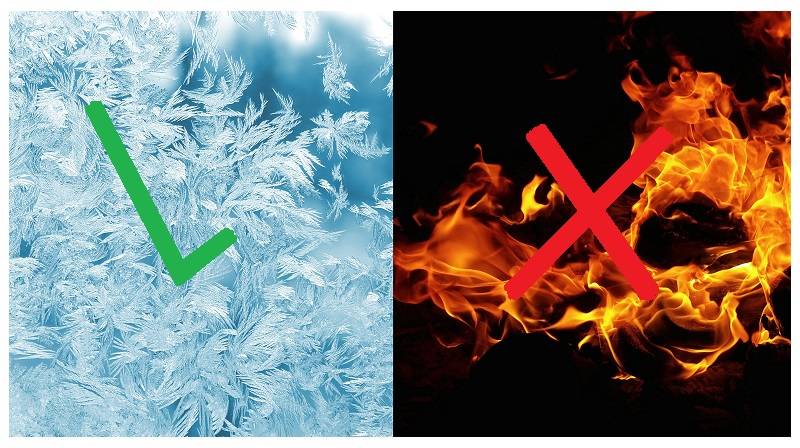 El led no resiste el calor