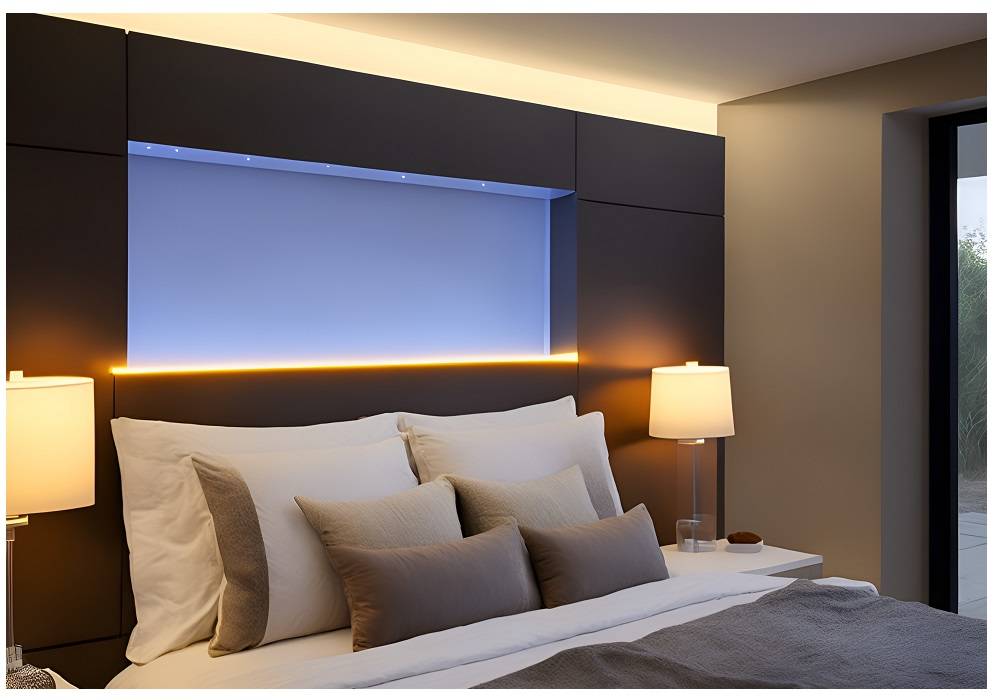 Cinta led en cabecero de cama - Cinta led en muebles