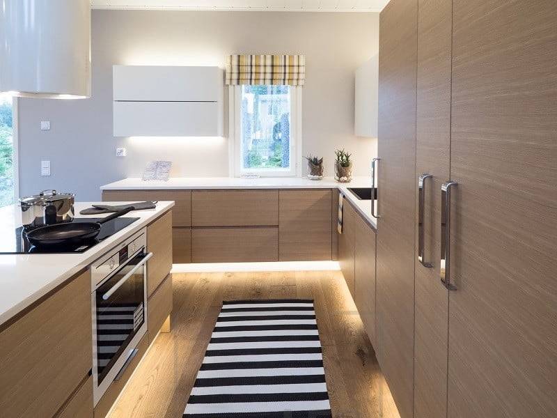 Perfil led en muchos lugares. Perfil led en la cocina