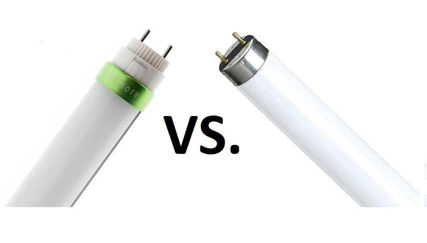 Tubo led vs tubo fluorescente