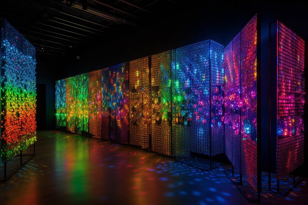 La iluminación led como parte del arte