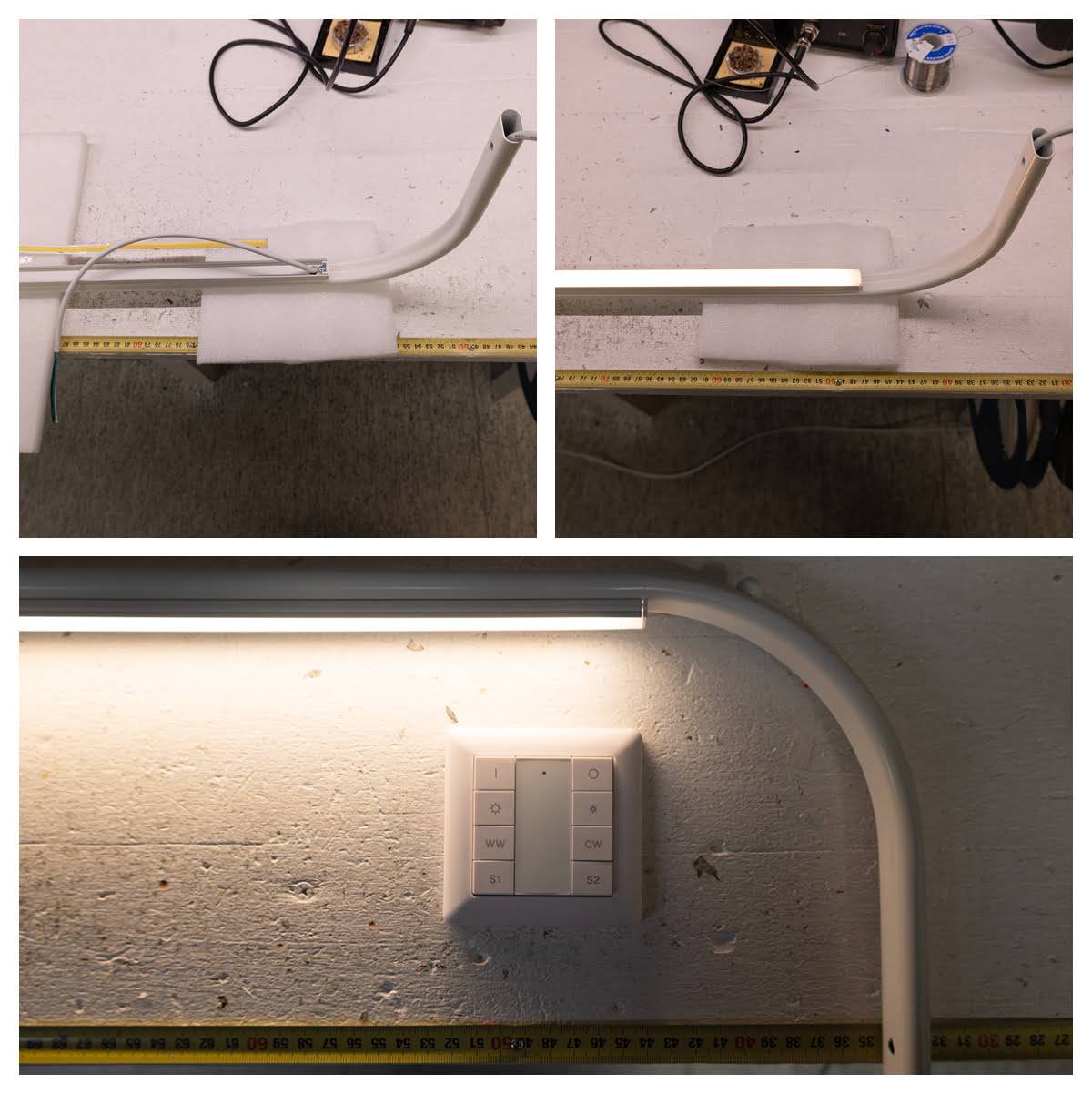 iluminación led-facial pasos de trabajo