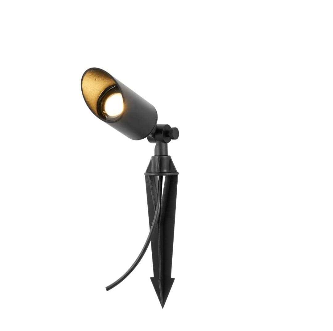 Lámpara de exterior negra SPIKE con clavija de tierra LedStore.fi