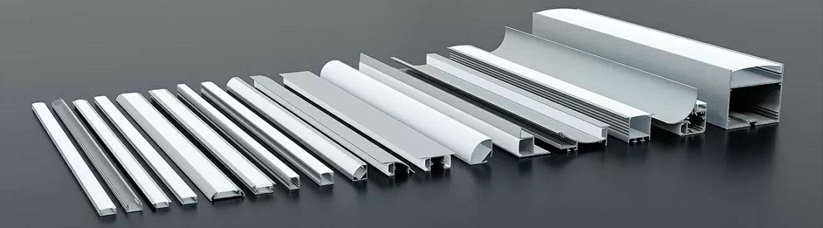 Perfiles de aluminio Led para tiras de luz Led