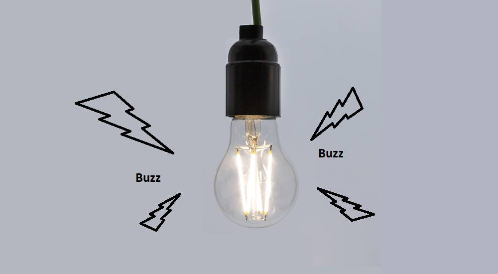 ¿Por qué zumban las luces LED?