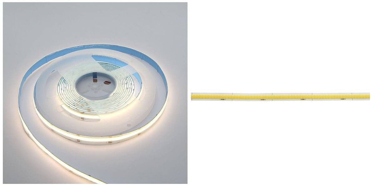 Cinta de led sin puntos COB Rollo de led ledstore.fi