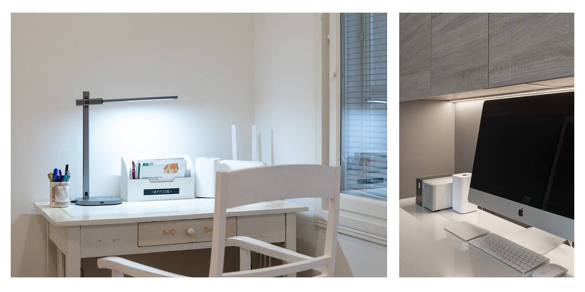 Iluminación de trabajo en el diseño de iluminación del dormitorio