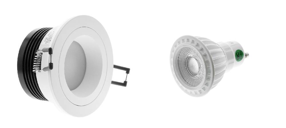 El LED no puede soportar el calor y la bombilla y el foco LED difieren significativamente en su gestión del calor.