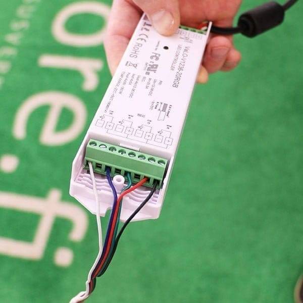 Mando inalámbrico, receptor para cinta CCT y RGB
