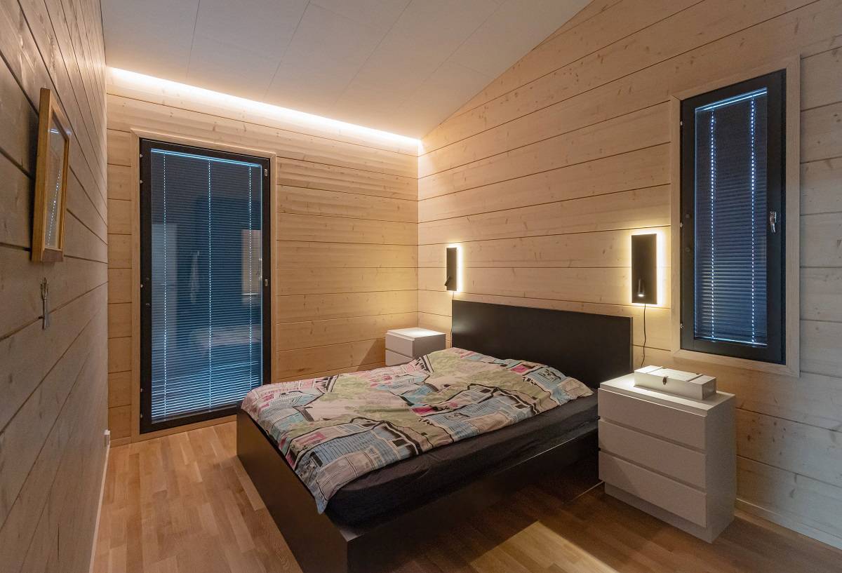 diseño de iluminación del dormitorio, La tira led para habitaciones es regulable y ajustable en temperatura de color CCT.