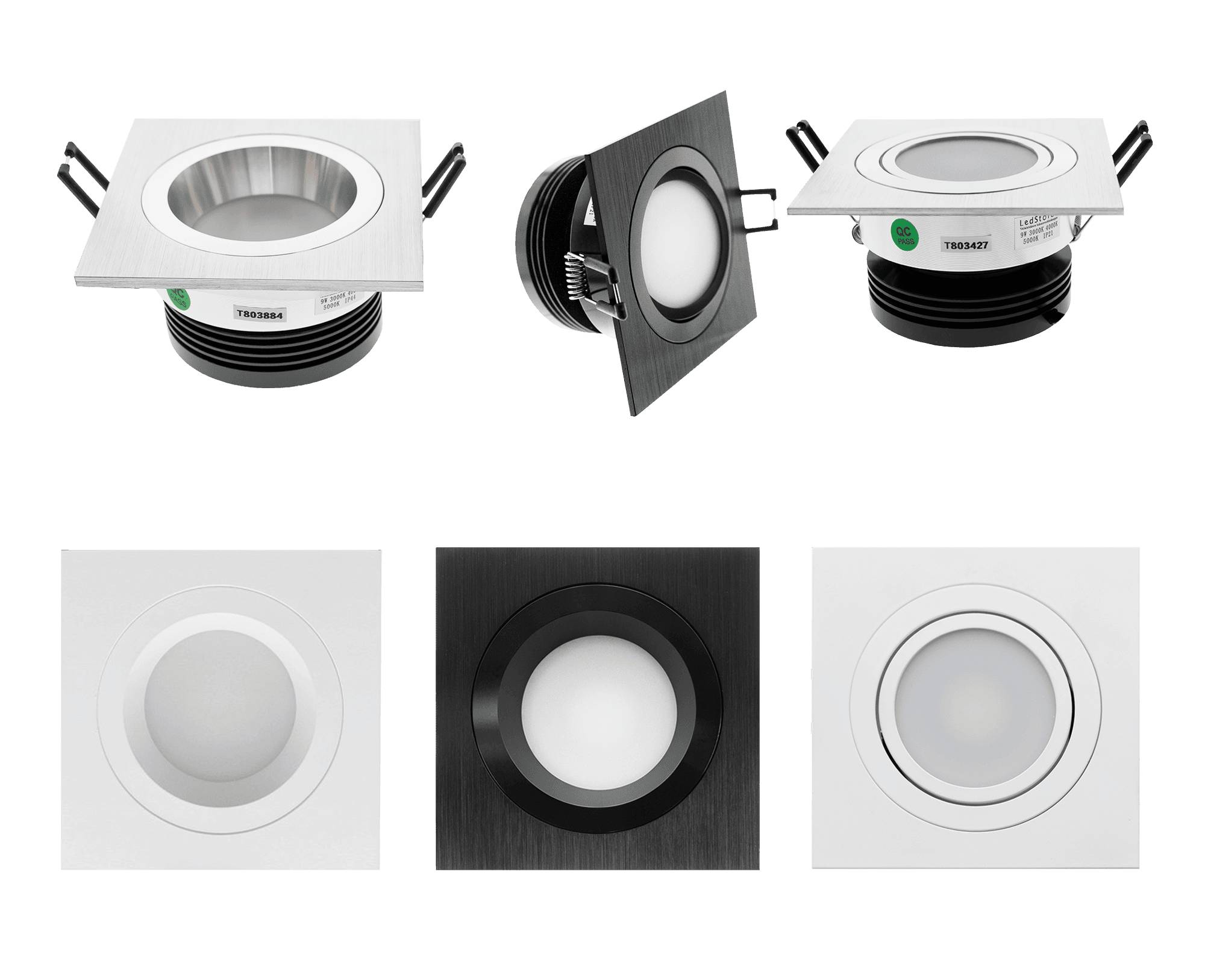 El control de la temperatura de color de los focos está disponible en todos los focos LedStore