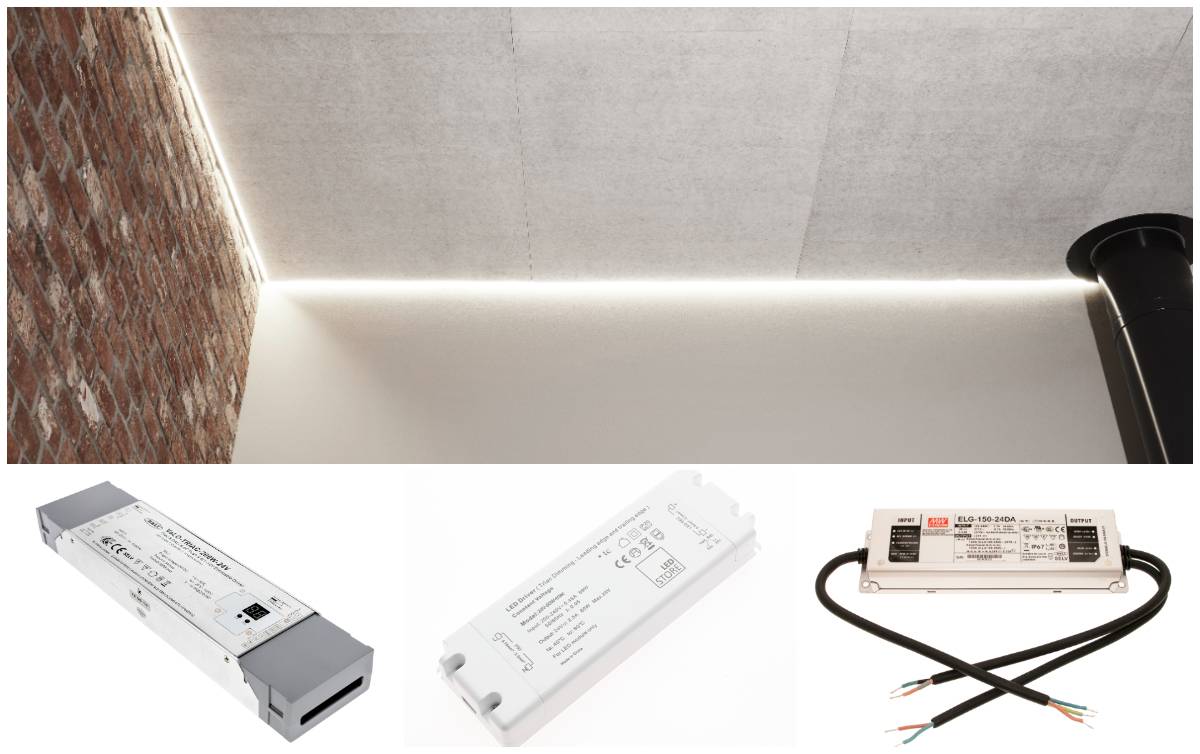 Las luces led necesitan un transformador del tamaño adecuado con una tecnología de regulación apropiada.