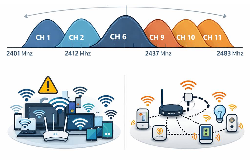 La congestión de la red Wi-Fi puede interferir con la iluminación inteligente, pero Zigbee permite un futuro de iluminación LED ininterrumpida.