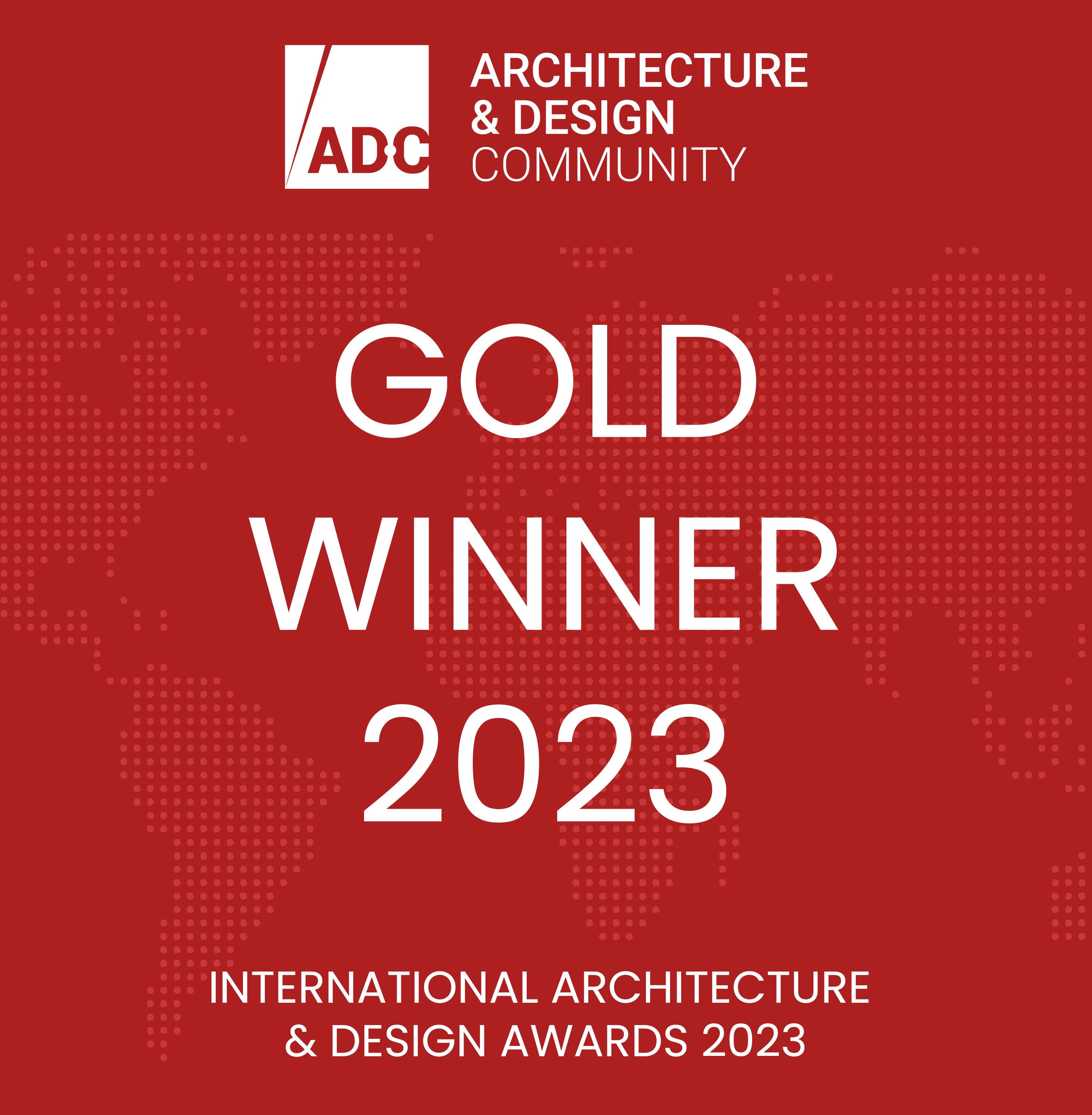 Ganador del premio de oro en Arquitectura y Diseño 2023